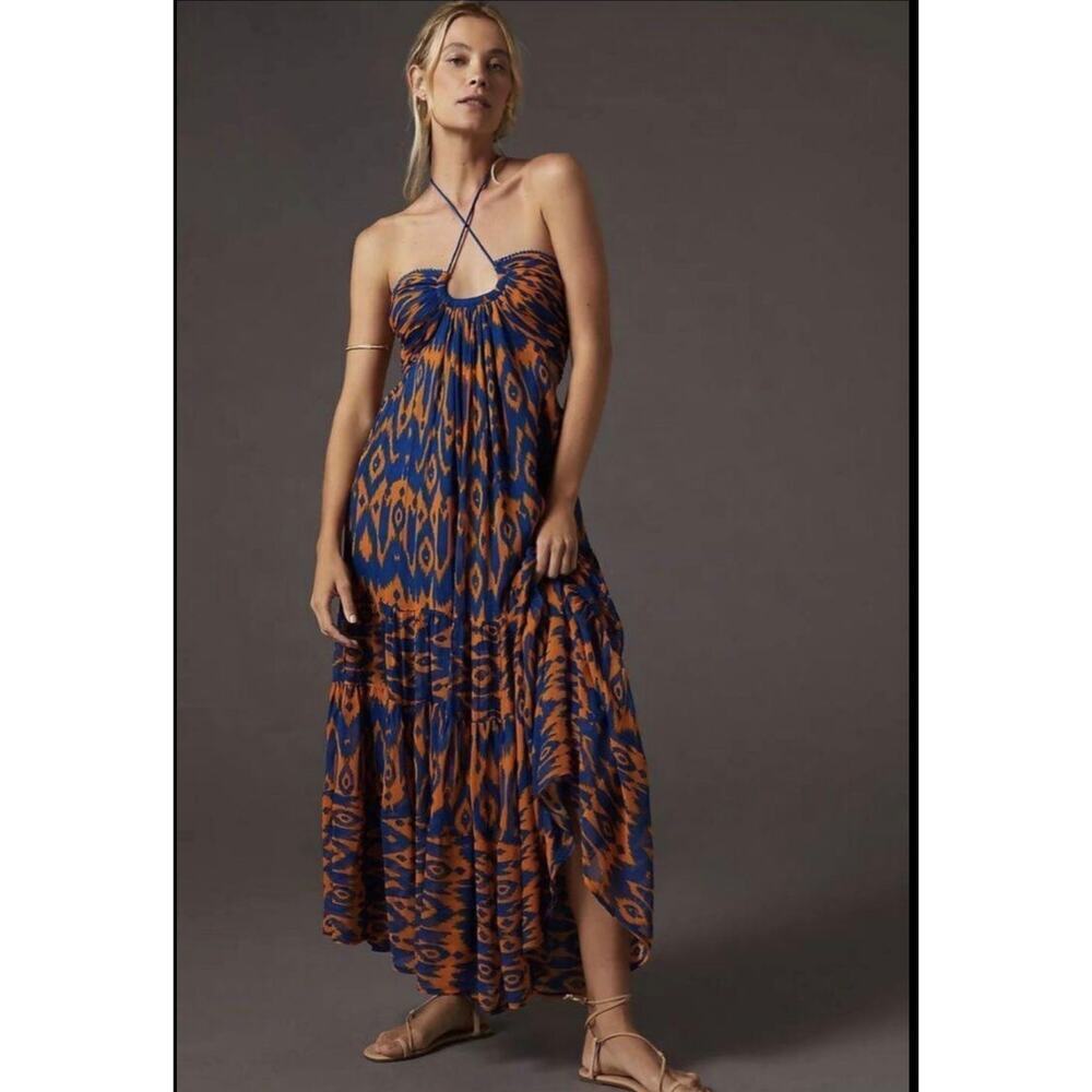 Anthropologie Verb by Pallavi Singhee Cutout Midi Dress Medium